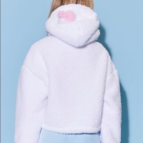 NWT Embroidered Hello Kitty Hoodie TOP ONLY - Picture 4 of 12